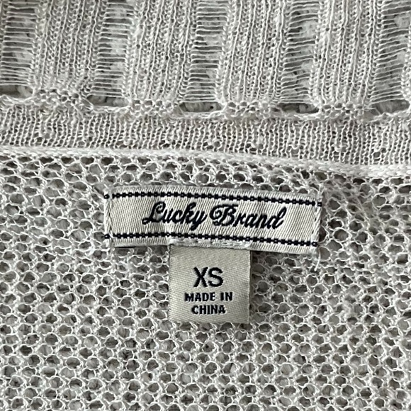 [ LUCKY BRAND ] Long Open Front Cardigan Duster Size XS - Picture 4 of 5